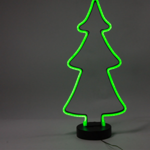 christmas tree shape neon light