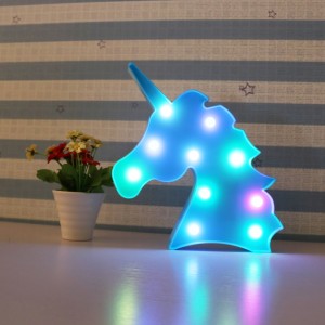 Unicorn head shape modeling light