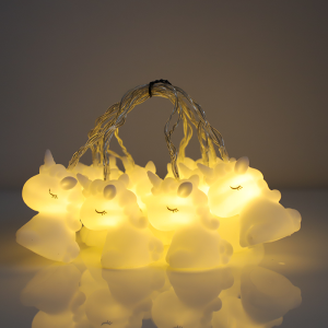 10L small unicorn shape string lights