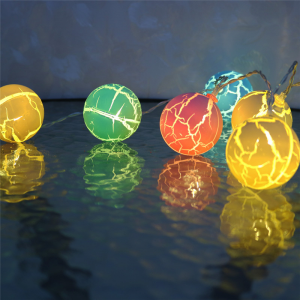 10L Cracked ball lights